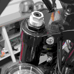 FREE SPIRIT Fork Tube Cap Verschluss Schraube für Harley Gabel 39mm Standrohr