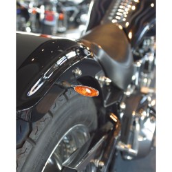 KELLERMANN LED Blinker Micro 1000 schwarz Halogen für Harley Davidson