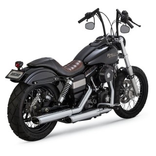 VANCE & HINES Twin Slash Auspuff für Harley Davidson Dyna 2007-2015