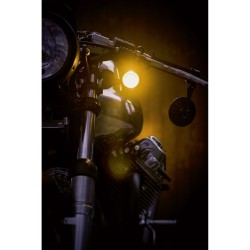 KELLERMANN LED Blinker Bullet 1000 extrem schwarz für Harley Davidson