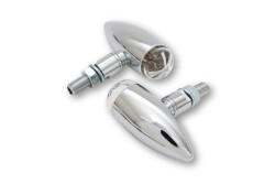 HIGHSIDER LED Micro Bullet Blinker verchromt für...