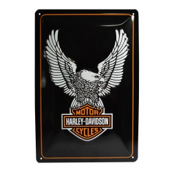 NOSTALGIC ART Retro Harley Davidson Blechschild Eagle 20...