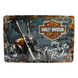 NOSTALGIC ART Retro Harley Davidson Blechschild Favorite...