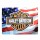 NOSTALGIC ART Retro Harley Davidson Blechschild USA Flagge 30 x 40cm