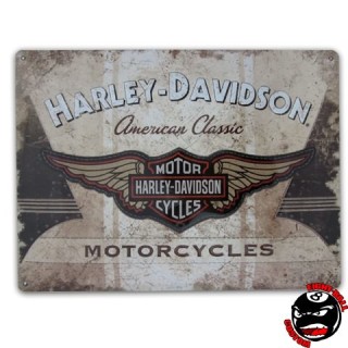 NOSTALGIC ART Harley Davidson Blechschild Panhead Bobber