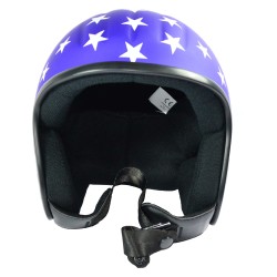 SCORP24 Titan Jet Helm für Harley Motorrad Chopperhelm USA Amerika Flagge
