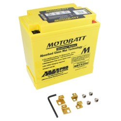 MOTOBATT Batterie MBTX20U für Harley Davidson Sportster Dyna Softail AGM