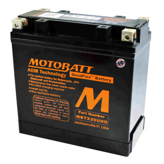 MOTOBATT Batterie MBTX20UHD für Harley Davidson Softail Dyna V-Rod AGM