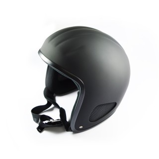 SCORP24 Titan Jet Kult Helm Chopperhelm für Harley Fahrer schwarz matt Größe M