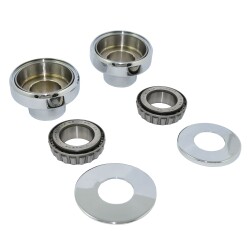 TIMKEN Lenkkopflager Bearing Cup mit Staubkappen für Harley Big Twin 1948-1988