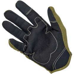 BILTWELL Moto Handschuhe in Olivgrün schwarz...