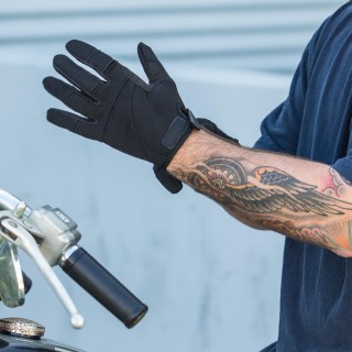 BILTWELL Moto Handschuhe in schwarz für Harley-Davidson und Motorrad