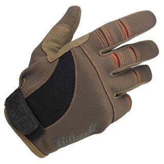 BILTWELL Moto Handschuhe in braun/orange für Motorrad Quad & Trike Gr. XL