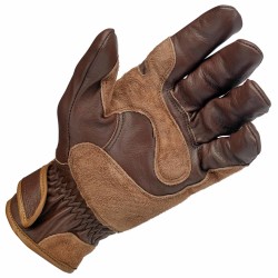 BILTWELL Work Gloves Handschuhe in Chocolate für Harley-Davidson und Motorrad M
