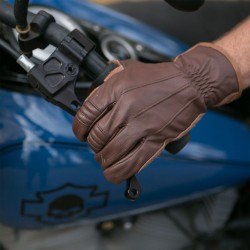 BILTWELL Work Gloves Handschuhe in Chocolate für Harley-Davidson und Motorrad XXL