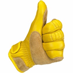 BILTWELL Work Gloves Handschuhe in Gold für Harley-Davidson und Motorrad