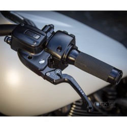 Ricks Brems & Kupplungshebel Kit Good Guys für Harley Softail S&CVO 2017 schwarz
