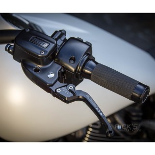 Ricks Brems & Kupplungshebel Kit Good Guys für Harley Softail S&CVO 2016 schwarz