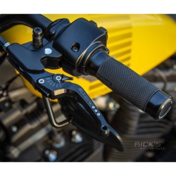 Ricks Brems & Kupplungshebel Kit Good Guys für Harley Softail M8 ab 2018 schwarz