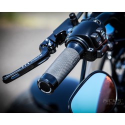 Ricks Brems & Kupplungshebel Kit Good Guys für Harley Softail 2015-2017 schwarz