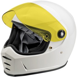 BILTWELL Visier Lane Splitter Anti Beschlag gelb für Motorrad Helm