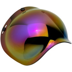 BILTWELL Bubble Visier Rainbow für Harley Davidson und Motorrad Helm