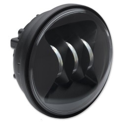 2x JW SPEAKER LED Nebelscheinwerfer schwarz 4,5 Zoll für Harley Touring & Softail