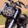 JW SPEAKER LED Sockel Front Scheinwerfer 7 Zoll schwarz für Harley Modelle