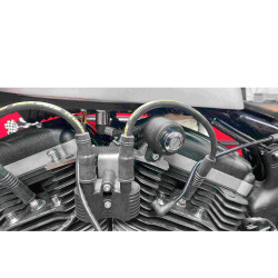 EMD Rockerboxen Cover Ribbed Style für Harley Davidson Sportster ab 2004 Schwarz
