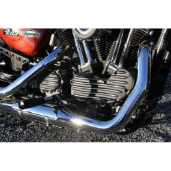 EMD Ritzel Deckel Cover Ribbed Style für Harley...