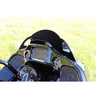 CULT WERK Windschild Scheibe Racing schwarz glanz für Harley Touring 2015-2019