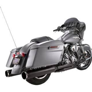 S&S MK45 Thruster Performance Schall Dämpfer für Harley-Davidson Touring ab 2017 schwarz / Endkappe schwarz Thruster