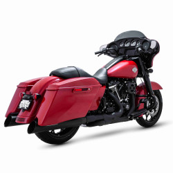 Vance & Hines Power Duals black X-Pipe Krümmer Anlage für Harley Touring M8