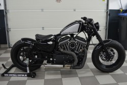 STILETTO Frontfender Schutzblech  für 130mm Vorderreifen bei Harley Custom Bike