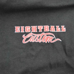 Eightball-Custom® T-Shirt Classic in schwarz für Harley & Custom Fans L