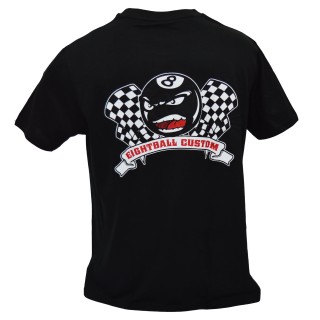 Eightball-Custom® T-Shirt Classic in schwarz für Harley & Custom Fans XL