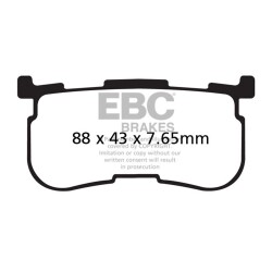 EBC BRAKES Bremsbeläge für Harley Davidson Trike Freewheeler hinten ers 41300033