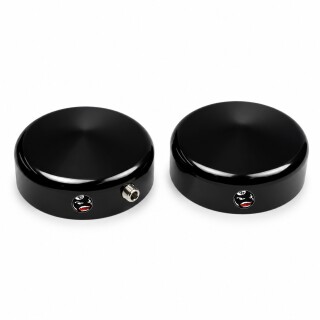 Eightball Gabel Cover Verschlussschraube Standrohr 39mm  für Harley Davidson