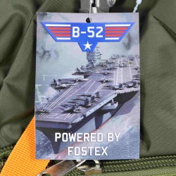 FOSTEX INC. Para B-52 Nylon Rucksack Miitär grün Bag für Harley Fahrer & Biker