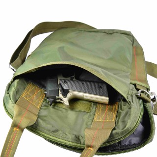 FOSTEX INC. Para B-52 Nylon Tasche Miitär grün Bag für Harley Fahrer & Biker