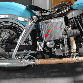 Chrom Zündkerzenhalter Box Reperaturbox für Harley Davidson Pan ers. 91775-51
