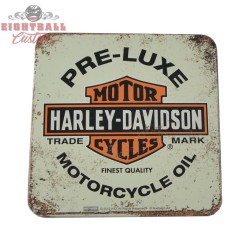 NOSTALGIC ART Harley Davidson Bierdeckel Untersetzer Pre-Luxe 2