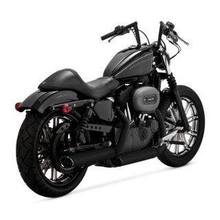 VANCE & HINES Slip On Dämpfer für Harley Davidson Sportster 2014-2015 schwarz
