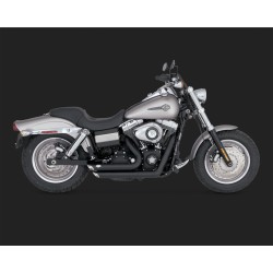VANCE & HINES Staggered Auspuff für Harley Davidson Dyna schwarz