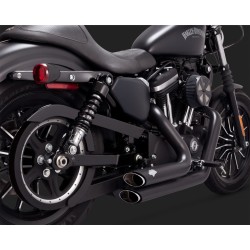 VANCE & HINES Shortshots Staggered Auspuff für Harley Sportster schwarz 2014-2020