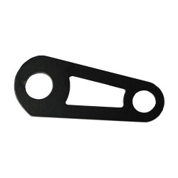 Blinkerhalter Stoßdämpfer Harley Gabel für Kellermann LED Blinker 8mm schwarz