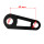 Blinkerhalter Stoßdämpfer Harley Gabel für Kellermann LED Blinker 8mm schwarz