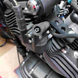 Zündkerzen Stecker gerade 180 Grad Zündspule für Harley Davidson Twin Cam 99-17