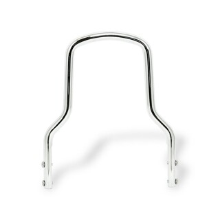 Stahl Sissybar Chrom für Harley-Davidson Modelle 6,75 Zoll Round Steel Top