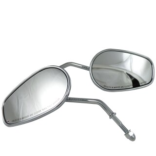 Riptide Spiegel lang Chrom für Harley Davidson ECE ersetzt 91840-03 91845-03
